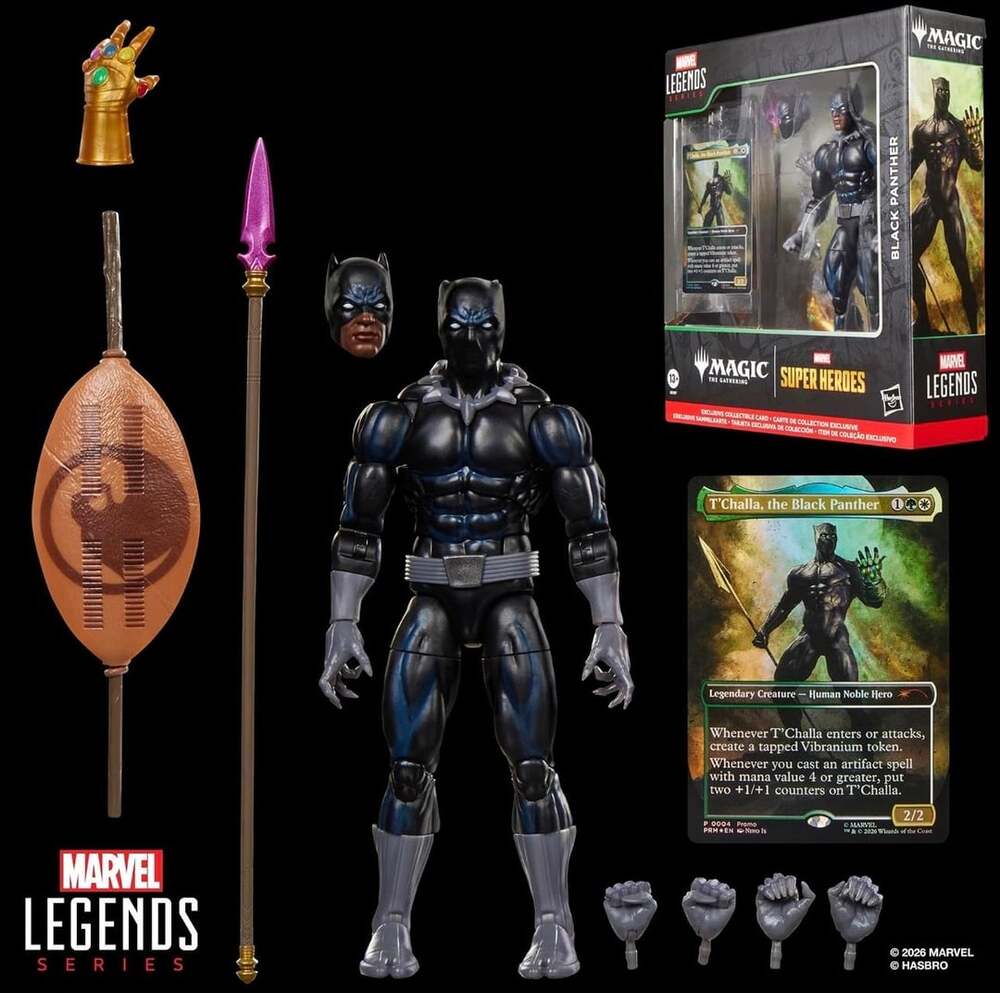 PRESALE Marvel Legends Series Magic The Gathering Black Panther Amazon Exclusive